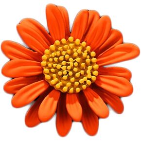 Multicolor Cute Daisy Flower Brooch Pins, Plant Sunflower Suit Lapel Pin,Pink Yellow White Sun Flower Dress Neckline Pin Enamel Charm Daisy Coat Collar Brooch for Women Girls Men Jewelry Gifts