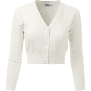 سترة صوفية نسائية من danibe بأكمام 3/4 ناعمة ومفتوحة من الأمام (S-XXL) in Kuwait