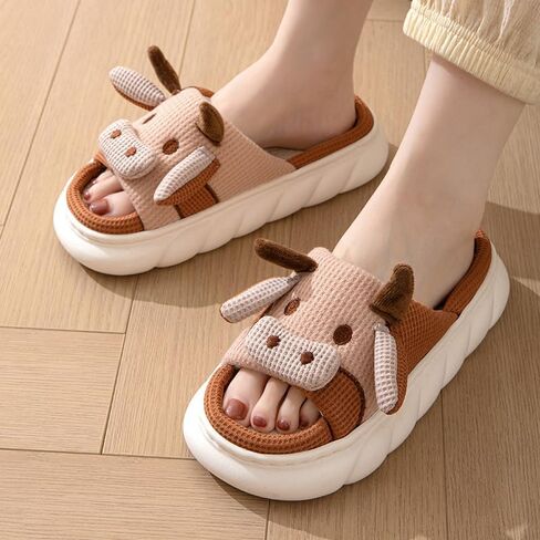 Yoroka Cartoon slippers Cute Animal Shape Indoor Slippers for Women in Saudi Arabia