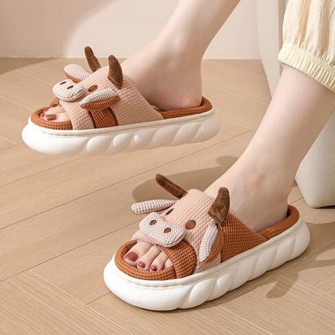 Yoroka Cartoon slippers Cute Animal Shape Indoor Slippers for Women in Saudi Arabia