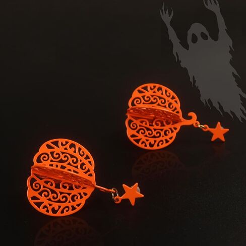 سقوط الأقراط للنساء الأقراط اليقطين تتدلى الأقراط للنساء اليدوية الشكر الأقراط مجوهرات للنساء عطلة الأقراط هدايا عيد الهالوين الزي الطرف in Kuwait