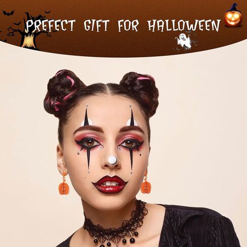 سقوط الأقراط للنساء الأقراط اليقطين تتدلى الأقراط للنساء اليدوية الشكر الأقراط مجوهرات للنساء عطلة الأقراط هدايا عيد الهالوين الزي الطرف in Kuwait