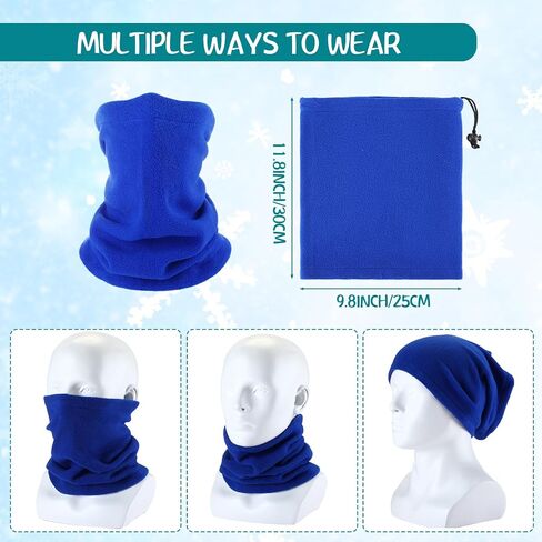 Winter Beanies Gloves Scarf Bulk Unisex Knitted Winter Hats and Gloves Polar Fleece Neck Scarves Set for Men Women (72 Pcs) in Saudi Arabia