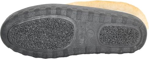 PEDOQU Men Boots Slipper Leather Upper Sheepskin Collar Memory Foam Rubber Soles Indoor Outdoor House Slipper in Saudi Arabia