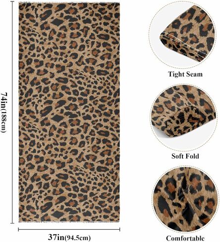 Women's Shawls Wraps for Evening Dresses Scarves Scarf Pashminas Cheetah Leopard Print Animal Party Lightweight Fashion Large in Saudi Arabia
