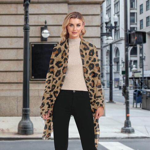 Women's Shawls Wraps for Evening Dresses Scarves Scarf Pashminas Cheetah Leopard Print Animal Party Lightweight Fashion Large in Saudi Arabia