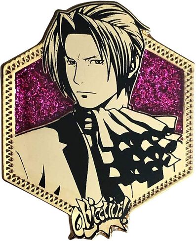 Golden Miles Edgeworth - Ace Attorney Collectible Pin in Saudi Arabia
