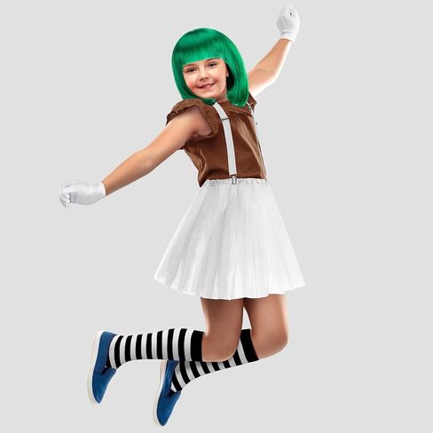 إكسسوارات أزياء Xtinmee Halloween Girls Chocolate Worker أزياء شخصية الفيلم للفتيات والأطفال in Saudi Arabia