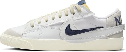 Nike Mens Blazer Low 77 Jumbo DN2158 101 أبيض أسود شراع - الحجم in Kuwait