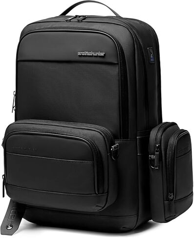 UBORSE Slim Business Travel Backpack for Men 15.6 Inch Business Laptop Backpack 3 in 1 Water Resistant High Tech Backpack with Removable Buckle for Work in Kuwait