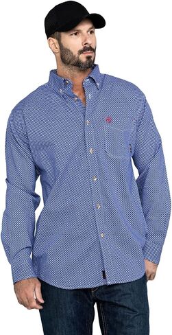 Ariat Male FR Liberty Work Shirt Cobalt X-Large in Saudi Arabia