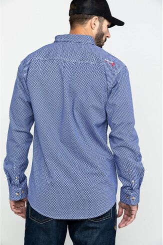 Ariat Male FR Liberty Work Shirt Cobalt X-Large in Saudi Arabia