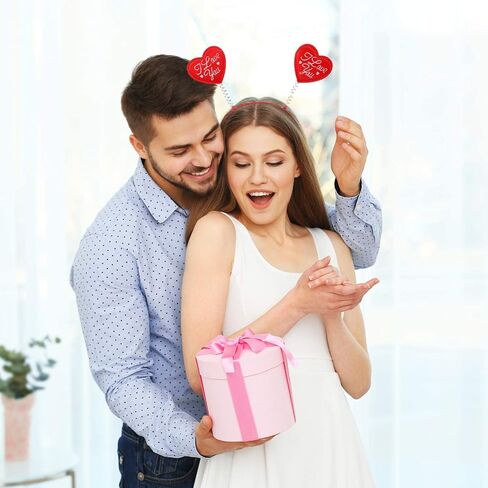 4 عبوات من عصابة رأس عيد الحب على شكل قلب الهالوين الأحمر كيوبيد الحب، عصابة رأس لامعة على شكل قلوب للفتيات والنساء في عيد الحب والعام الجديد وحفلات أعياد الميلاد وحفلات الزفاف in Kuwait