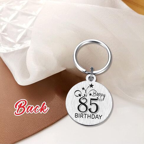 DEGASKEN 90th Birthday Gifts for Men - 90th Birthday Decorations for Men - Vintage 95 Year Old Male Keychain in Kuwait