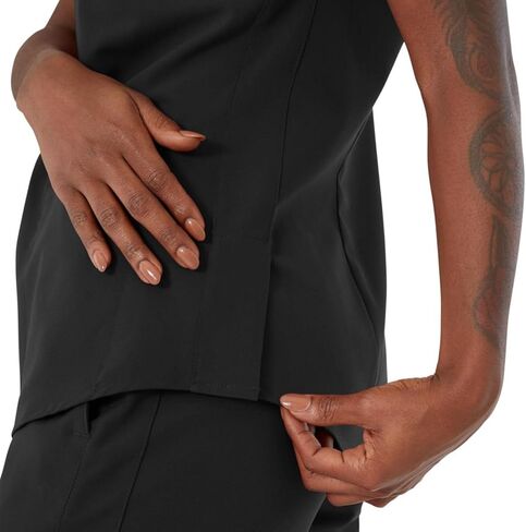 افي. سترة نسائية من Lex بثلاثة جيوب ورقبة على شكل حرف V باللون الرمادي، مقاس S in Kuwait