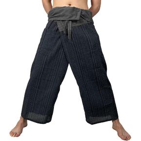 SUMALEE - 2 Tone Thai Fisherman Pants for Men & Women Trousers Perfect for Yoga, Martial Arts, Pirate, Medieval, Japanese Samurai Pantalones in Saudi Arabia