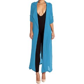 سترة نسائية من Begonia.K بأكمام طويلة من الشيفون خفيفة الوزن وخفيفة الوزن in Kuwait