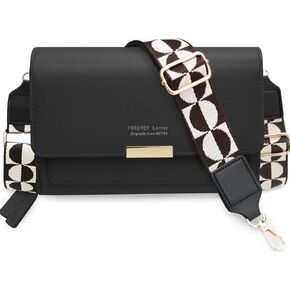 CrossBody Bags with Touchscreen Cell Phone Purse Window Zipper Pocket,RFID Blocking Card Holder iPhone bag for Women