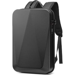 جوكو سيلي شنطة ظهر للاب توب بهيكل صلب مضادة للسرقة، شنطة ظهر للسفر مقاومة للماء مع USB مع قفل لاجهزة اللابتوب مقاس 17 انش، اسود، مقاس واحد، مضادة للسرقة, أسود in Kuwait