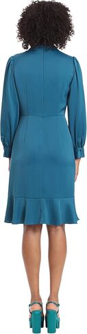 Maggy London Women's High Neck Heavy Charmeuse Dress Workwear Office Event Party Holiday Guest of in Kuwait