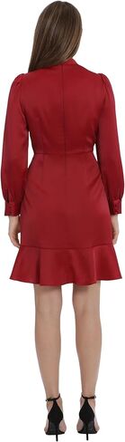 Maggy London Women's High Neck Heavy Charmeuse Dress Workwear Office Event Party Holiday Guest of in Kuwait