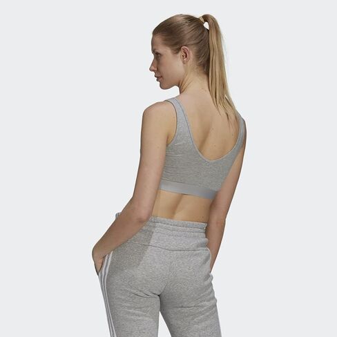 قميص أديداس الأساسي للسيدات ذو الخطوط الثلاثة مع وسادات قابلة للإزالة in Kuwait