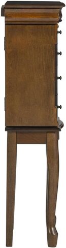 Powell Louis Philippe Jewelry Armoire, Walnut in Kuwait