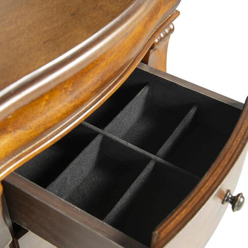 Powell Louis Philippe Jewelry Armoire, Walnut in Kuwait