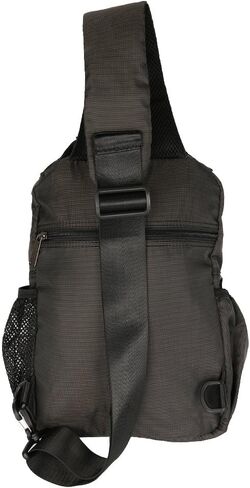 Sling Bag Backpack Cross Body Messenger Bag Shoulder Backpack Travel Rucksack Black in Kuwait