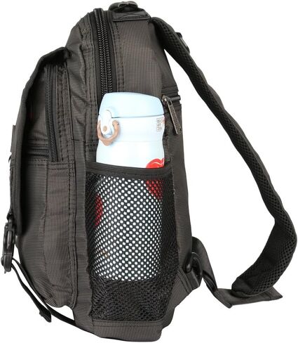 Sling Bag Backpack Cross Body Messenger Bag Shoulder Backpack Travel Rucksack Black in Kuwait
