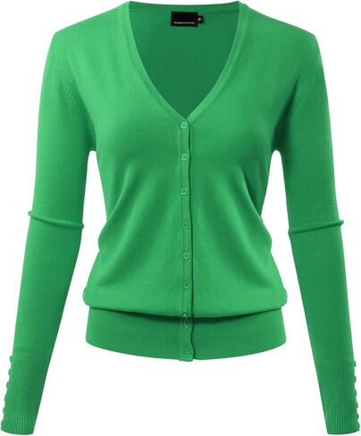 Allsense Women's Long-Sleeve Lightweight V-Neck Cardigan Sweater in Kuwait