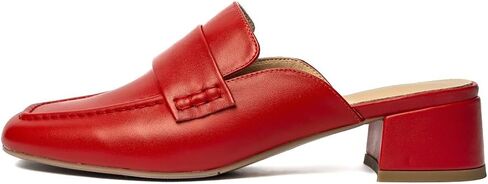 ONEENO Women's Fashion Leather Heels Mule in Saudi Arabia