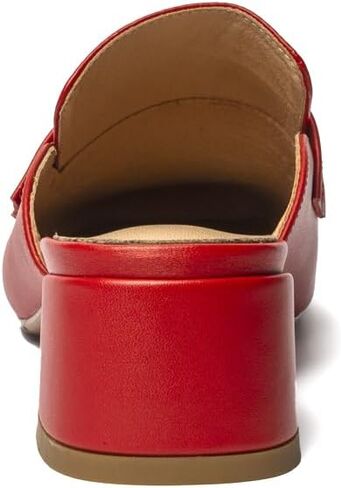 ONEENO Women's Fashion Leather Heels Mule in Saudi Arabia