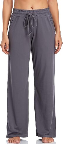 ADANIKI Sweatpants Women Yoga Pants with Pockets for Women Pajamas Work Pants Wide Leg Drawstring Pants for Women's Lounge in Saudi Arabia