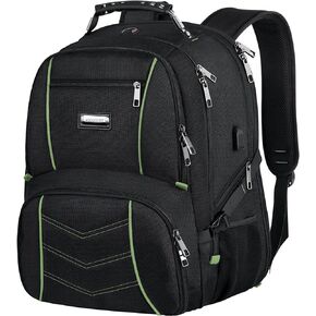 VECKUSON Lunch Backpack for Men, Insulated Cooler Bag Lunch Box Backpack, Extra Large Travel Laptop Backpack TSA Friendly RFID Durable Computer College Bag with USB Port Women Fits 17.3 Inch Laptop