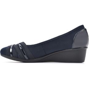 Cliffs by White Mountain Women's Bowie Cushioned Ballet Wedge Heel in Saudi Arabia