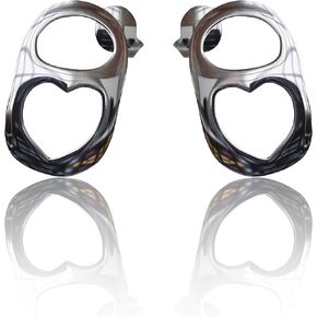 Beer Earrings for Women -Soda Tab Earrings-Sterling Silver Solid-Unique Earrings for Women-Soda Can Tab Earrings-Sahma in Saudi Arabia