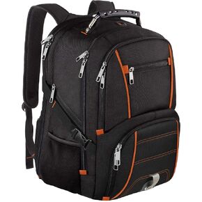 Jiefeike Travel Laptop Backpack,Extra Large Capacity TSA Friendly Anti Theft Backpacks with USB Charging Port,Water-Resistant Men Business College Computer Bookbag Fits 17 Inch Laptop&Notebook