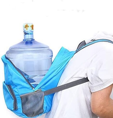 حقيبة ظهر خفيفة الوزن قابلة للطي لتسلق الجبال في الهواء الطلق حقيبة سفر برتقالية in Kuwait