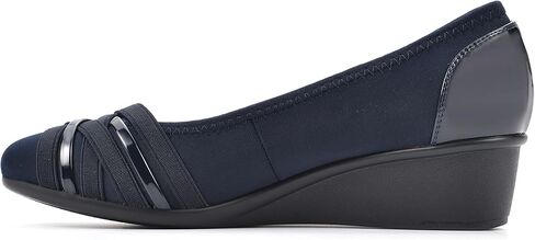 Cliffs by White Mountain Women's Bowie Cushioned Ballet Wedge Heel in Saudi Arabia