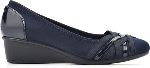 Cliffs by White Mountain Women's Bowie Cushioned Ballet Wedge Heel in Saudi Arabia