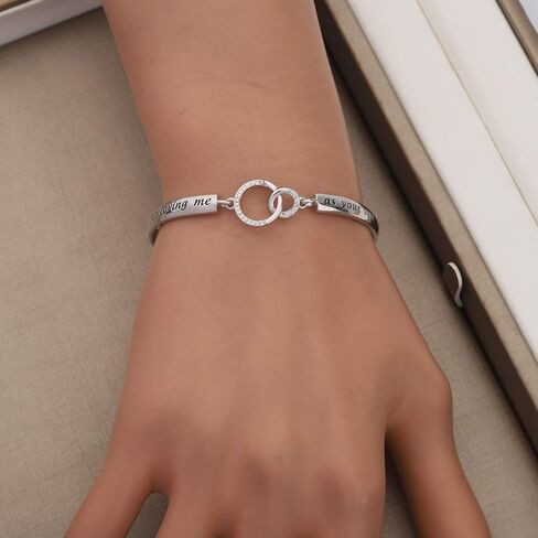 Zuo Bao Stepmother Gifts Stepmom Bracelet Thank You for Loving Me As Your Own Adjustable Charm Bracelet Mother in Law Gift in Saudi Arabia