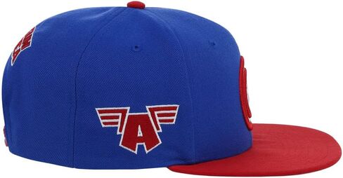 Marvel Captain America Adult Fashion Adjustable Snapback Flat Bill Cap RBL/red in Saudi Arabia
