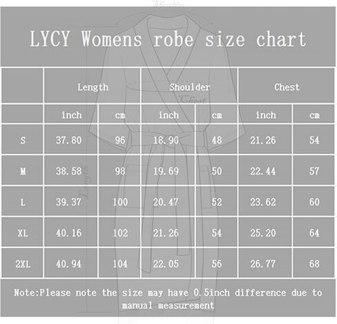 LYCY Womens Robe Lightweight Short Bathrobe Soft Lace Sleepwear Ladies Loungewear 3/4 Sleeve in Kuwait