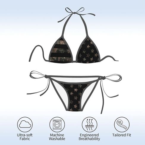 Gianlaima Ladies Swimwear Backless Tie Bikini Set Two Piece Women Swimwear in Saudi Arabia
