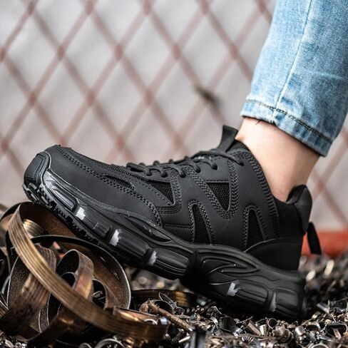 أحذية سيلفيد بمقدمة فولاذية للنساء، أحذية رياضية نسائية بمقدمة فولاذية، حذاء عمل آمن للنساء، خفيف الوزن، مسامي، مقاوم للانزلاق in Kuwait