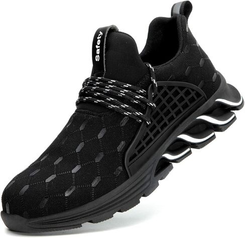 SYLPHID Steel Toe Shoes for Women, Womens Steel Toe Sneakers, Women’s Safety Work Shoe Breathable Lightweight, Slip Resistant in Saudi Arabia