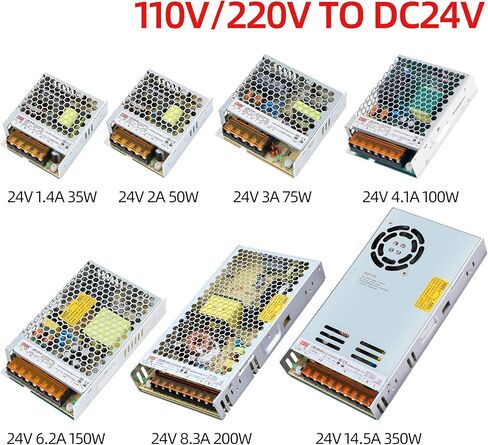 LRS-350-24 Switching Power Supply 24V 14.6Amp Enclosed Switchable Power Supply in Kuwait