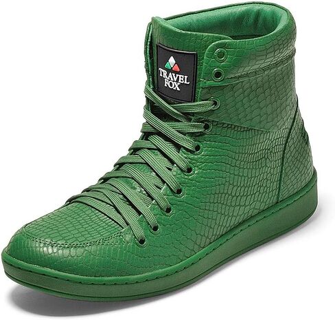 TRAVEL FOX Unisex 900 Nappa Leather Round Toe Lace-Up High-Tops in Saudi Arabia