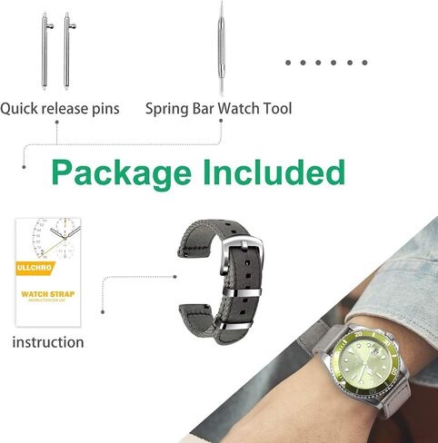 ULLCHRO Nylon Watch Strap Replacement Canvas Watch Band Military Army Men Women - 18mm, 20mm, 22mm, 24mm Watch Bracelet with Stainless Steel Silver Buckle in Saudi Arabia